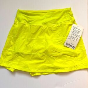 Lululemon Pace Rival Skirt. Bright yellow or. Size 0. NEVER WORN
